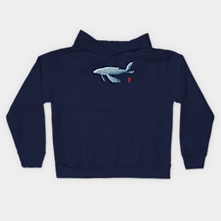 Watercolour Whale Kids Hoodie